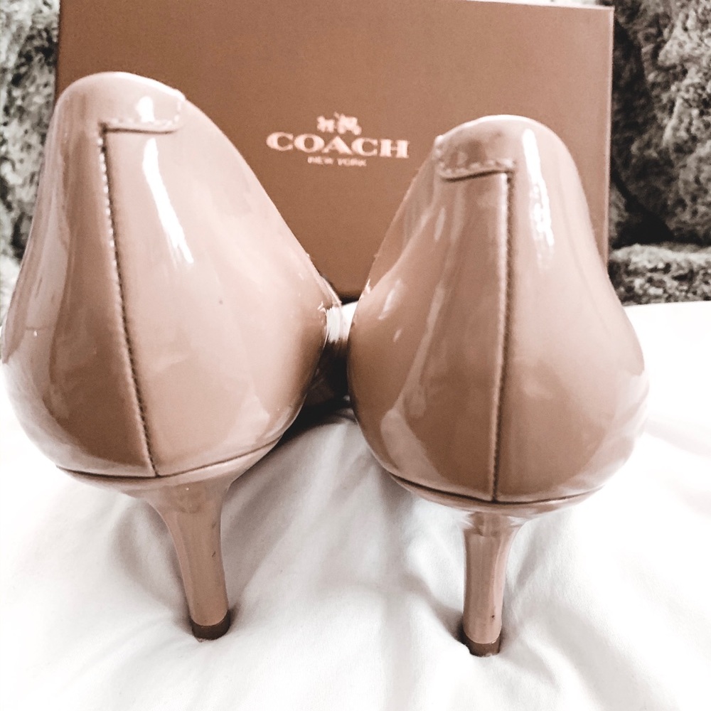 Coach small heel combo in nude - Picture 3 of 4